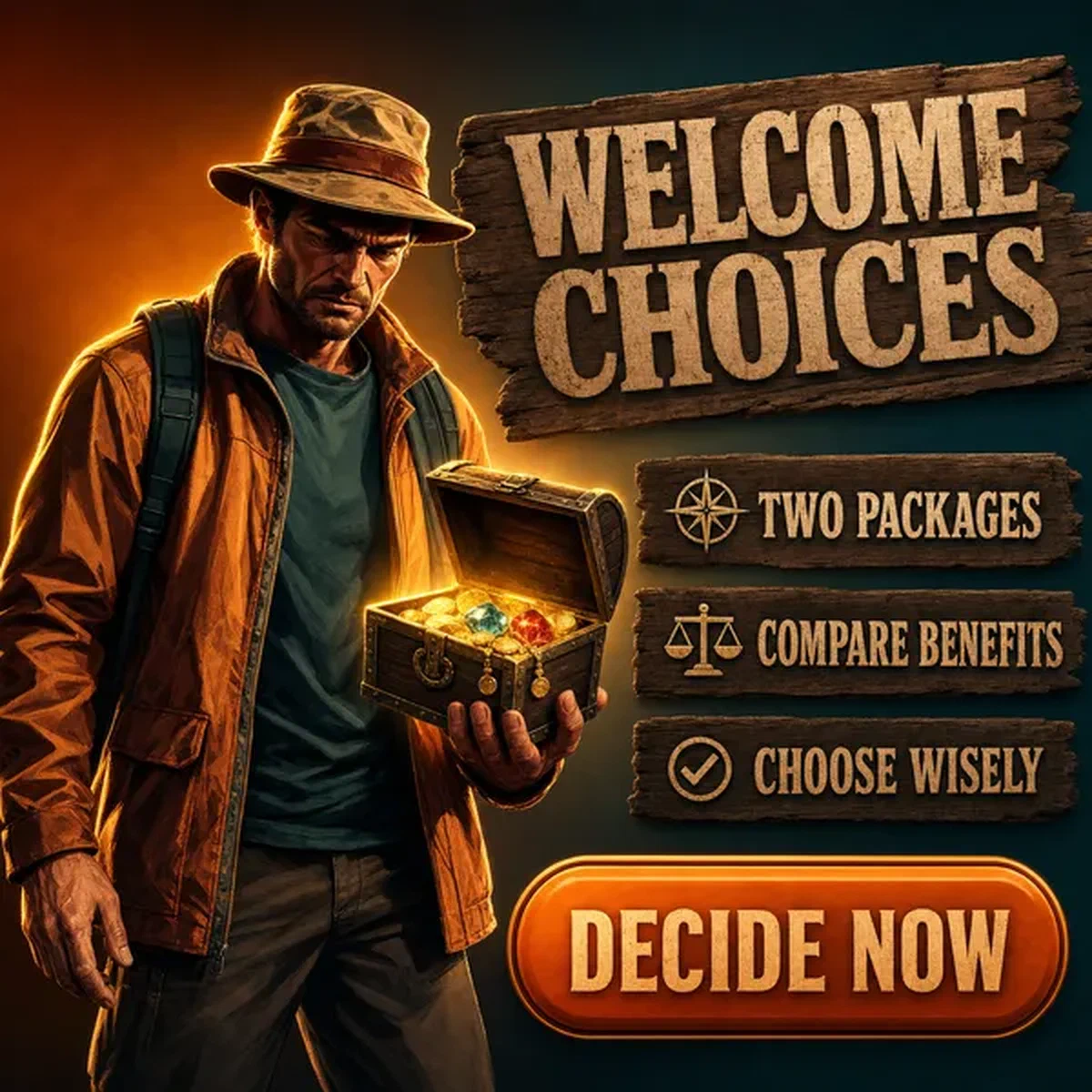 Treasure hunter revealing sports betting choices at Jackpot Raider Sports welcome